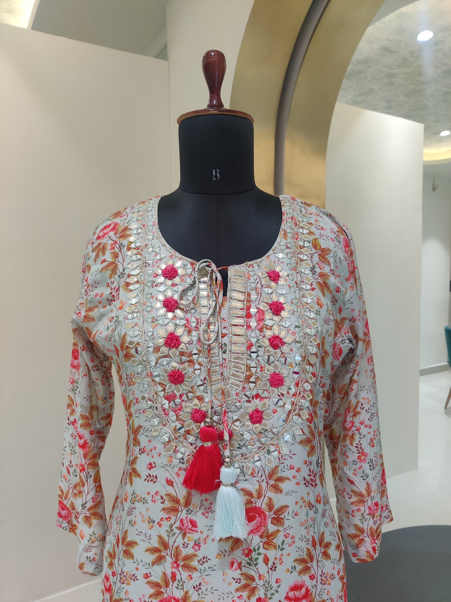Jaipuri Pure muslin cord set