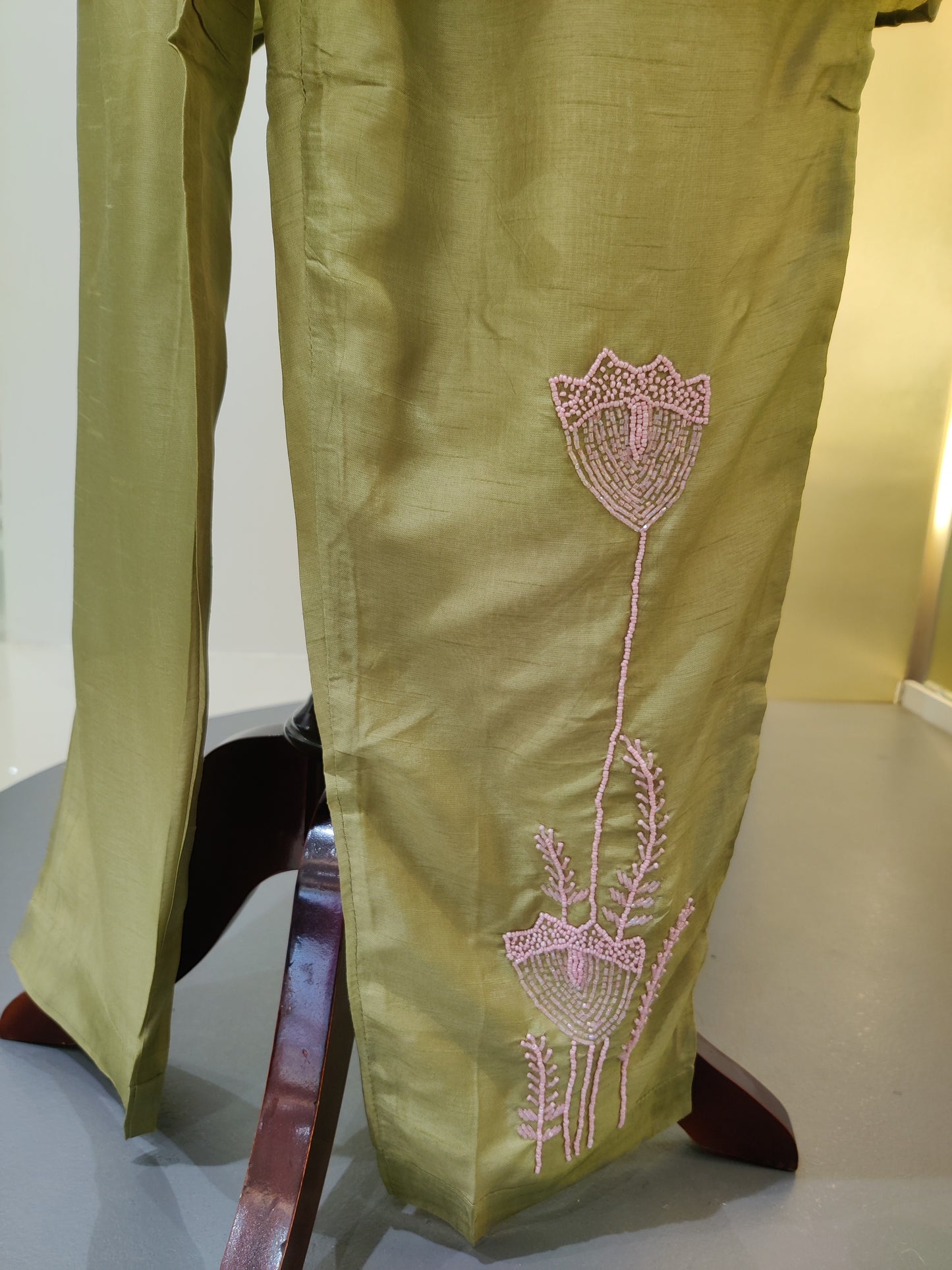 Silk cords with Hand work