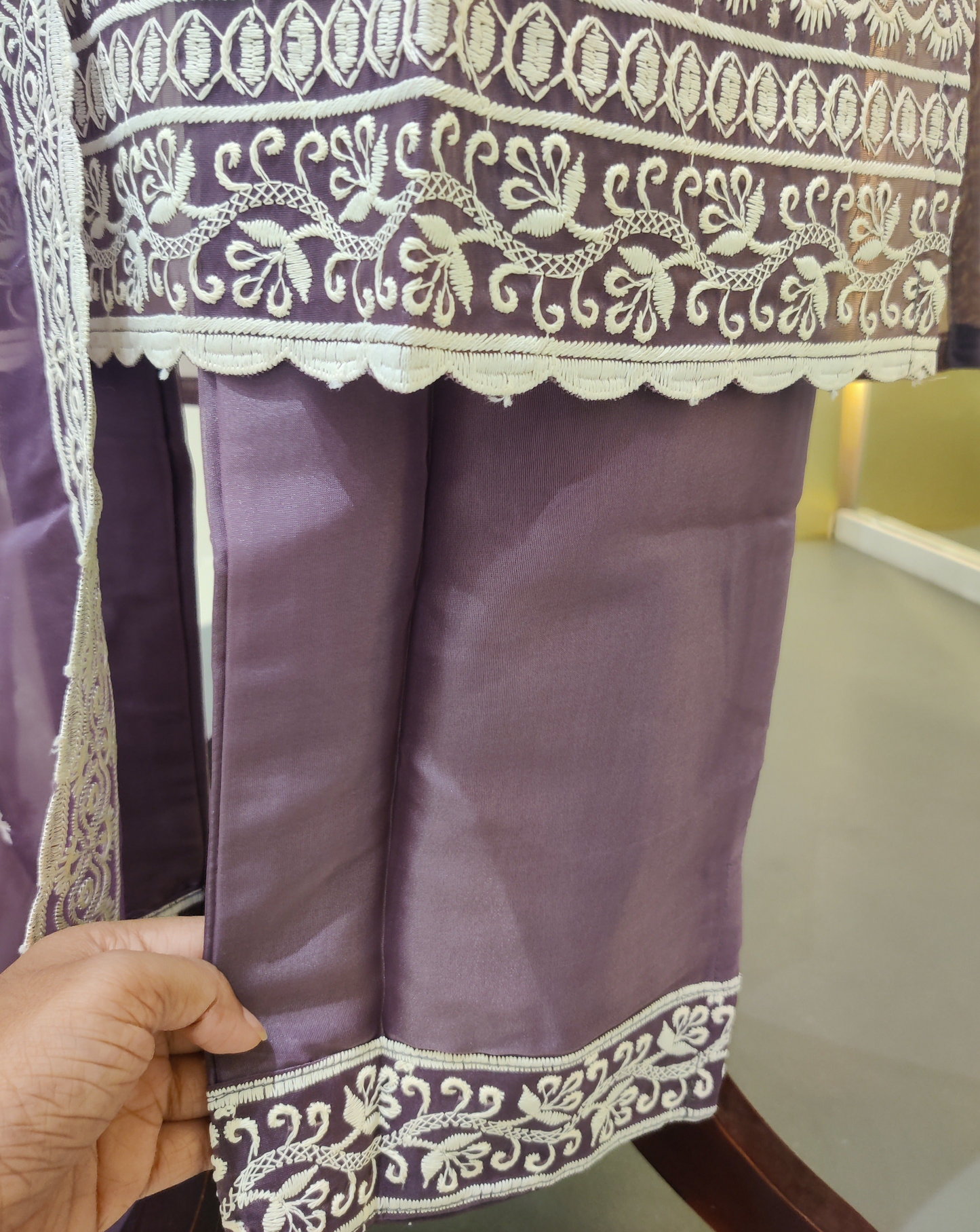 organza Kurta set