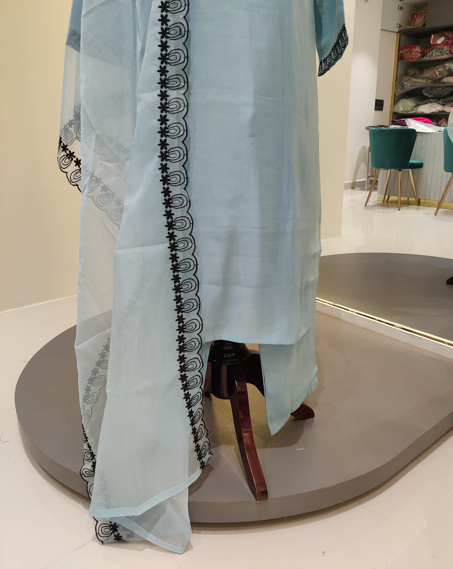 Roman silk kurta set