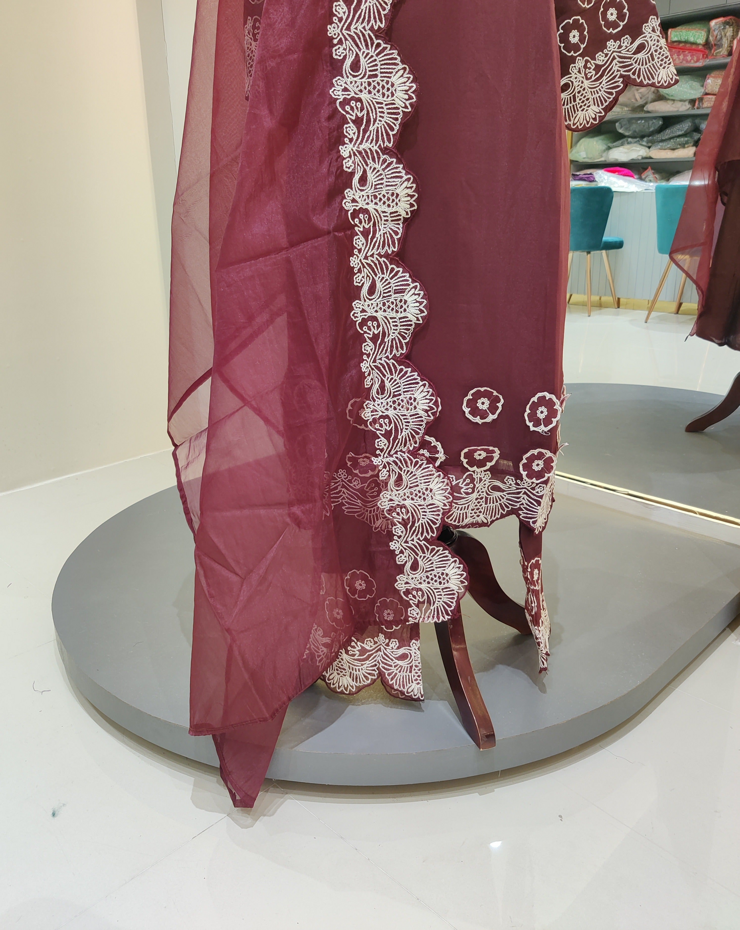 Pakistani style silk kurta set