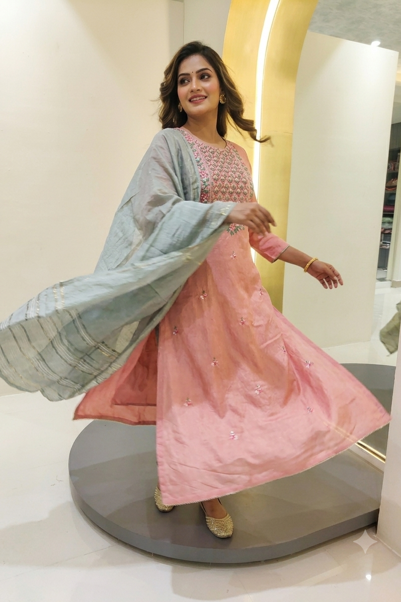 Dola silk kurta set