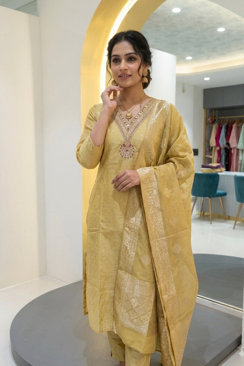 Chandri Silk Set