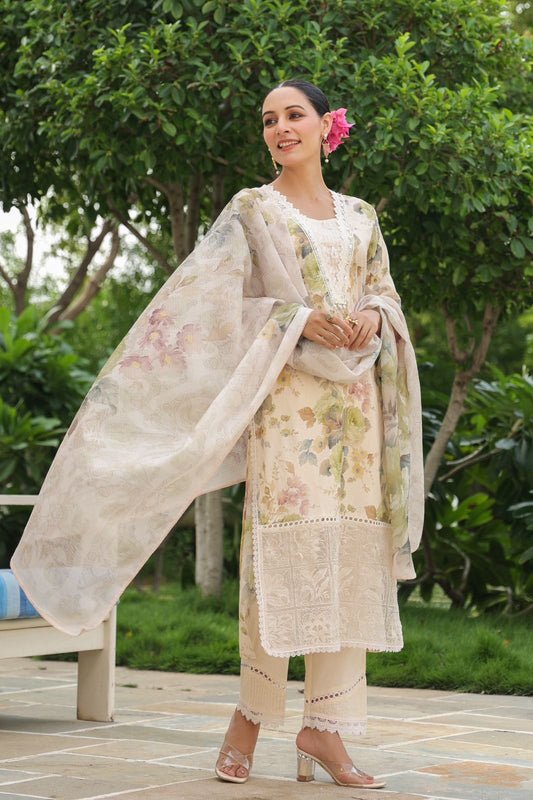 Digital printed pakistani suit