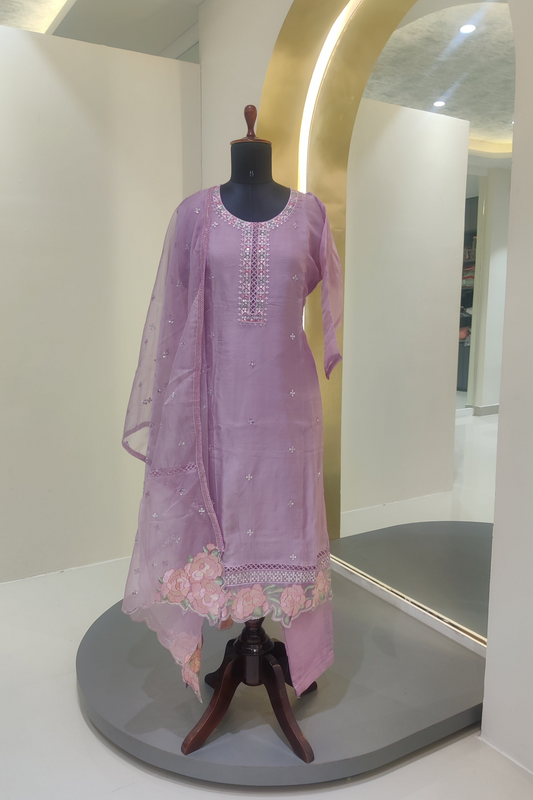 Organza kurta set