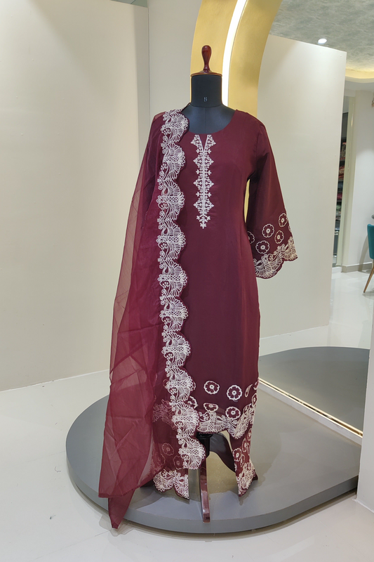 Pakistani style  silk kurta set