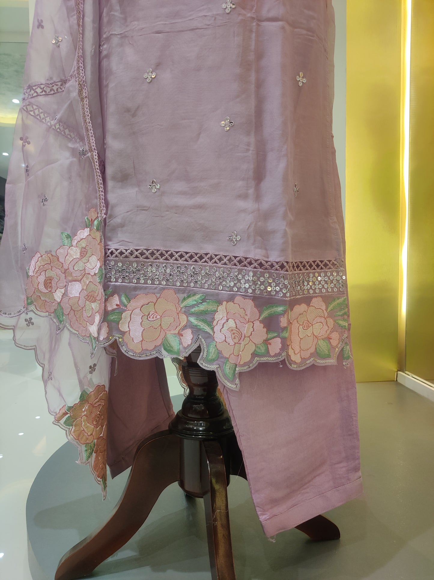 Organza kurta set