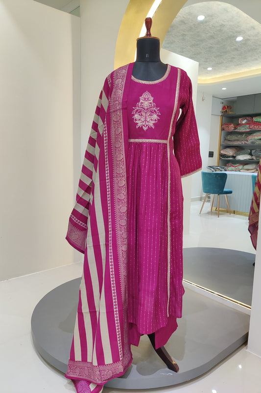 Modal muslin kurta set