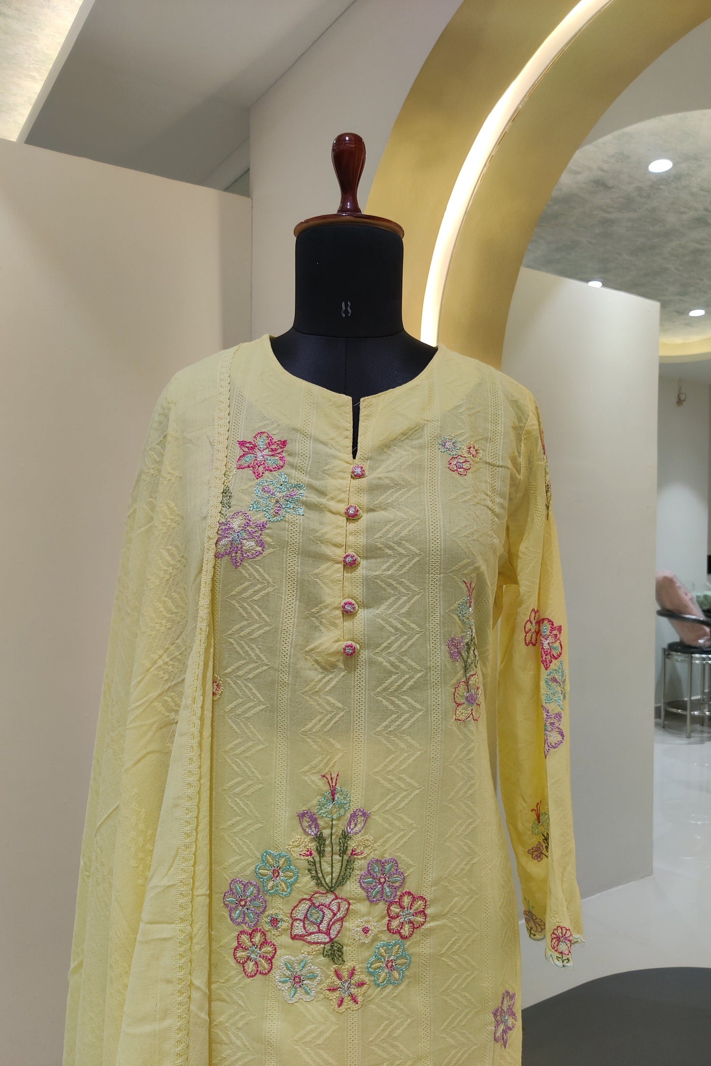 Mul cotton kurta set