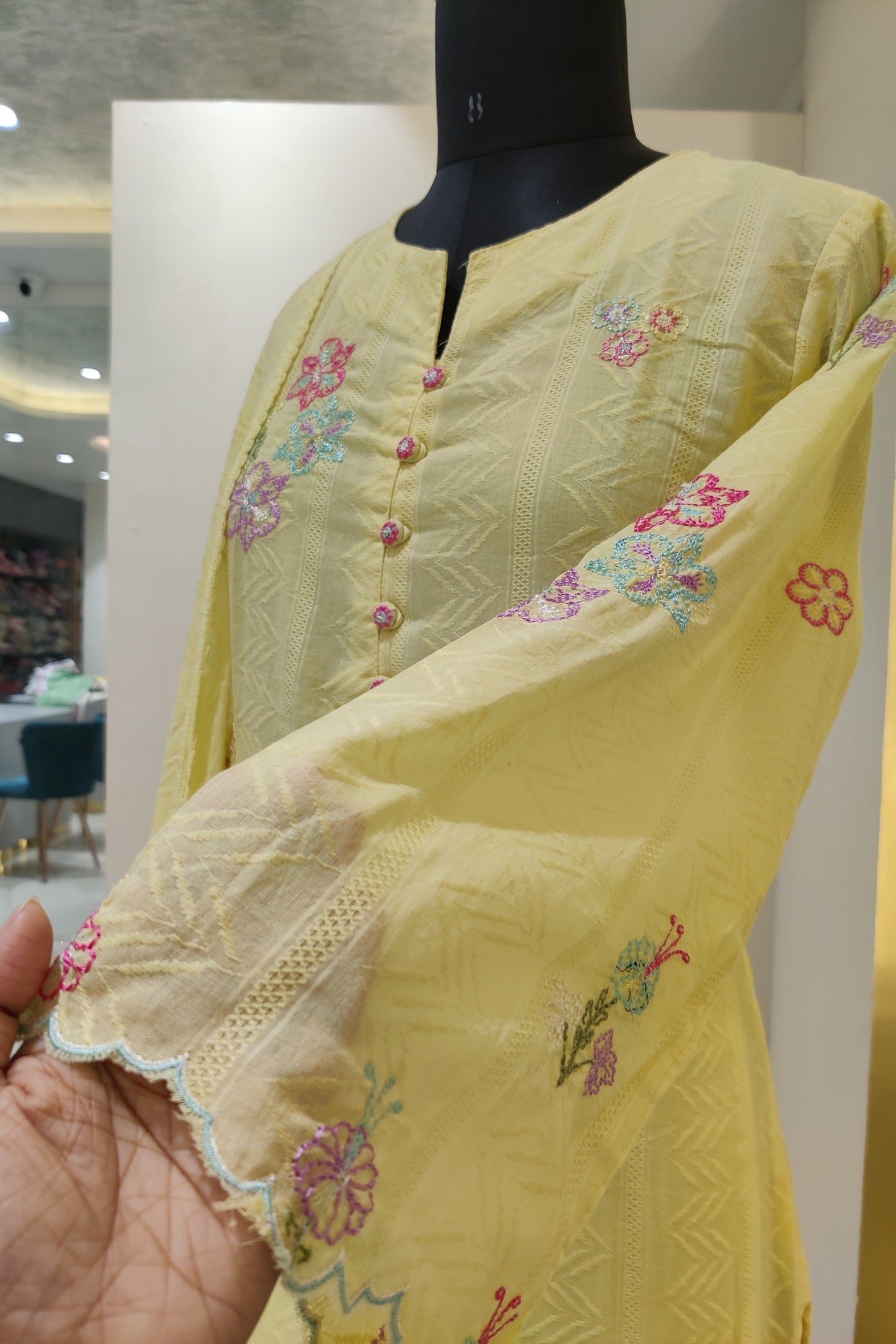 Mul cotton kurta set
