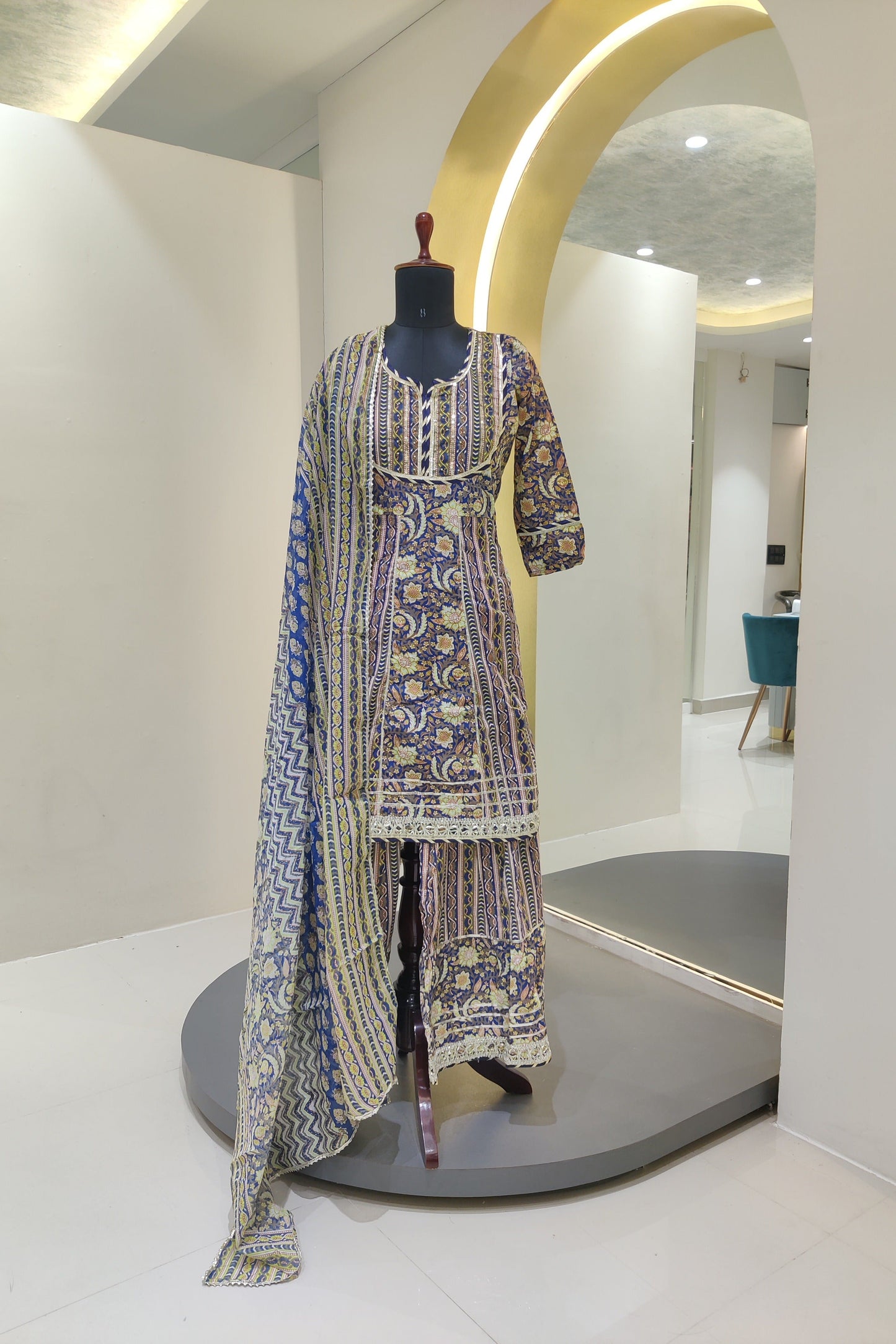Jaipuri Cotton Sharara Set