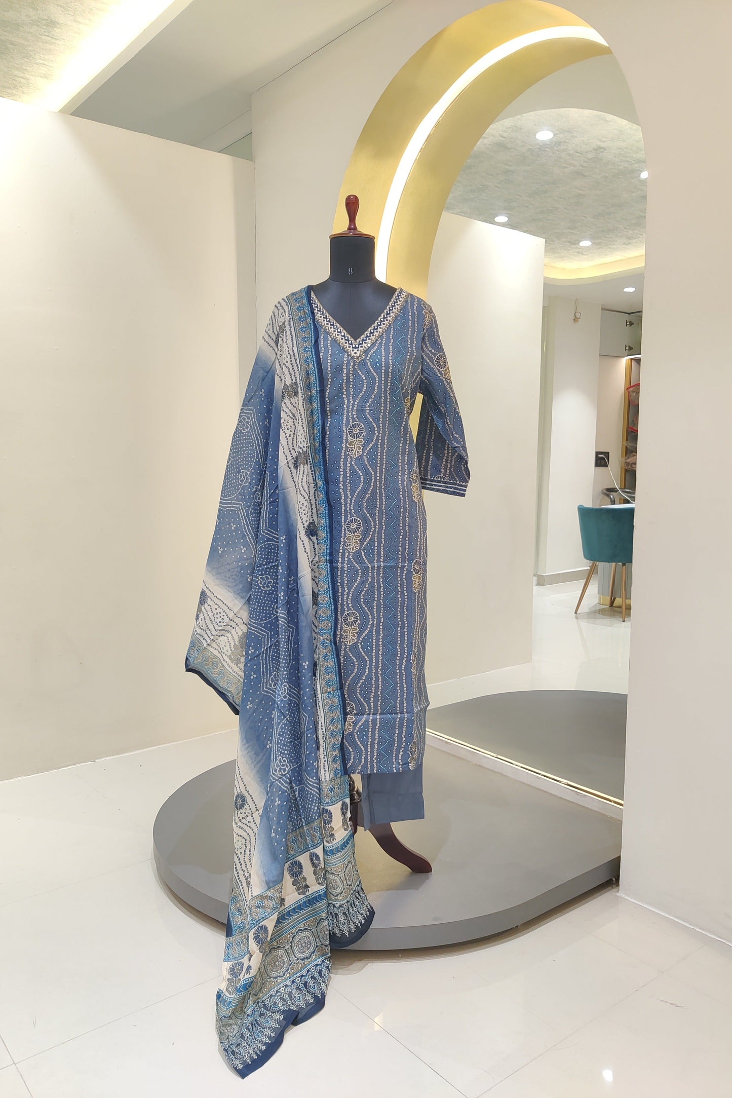 Bandhini Print Kurta Set