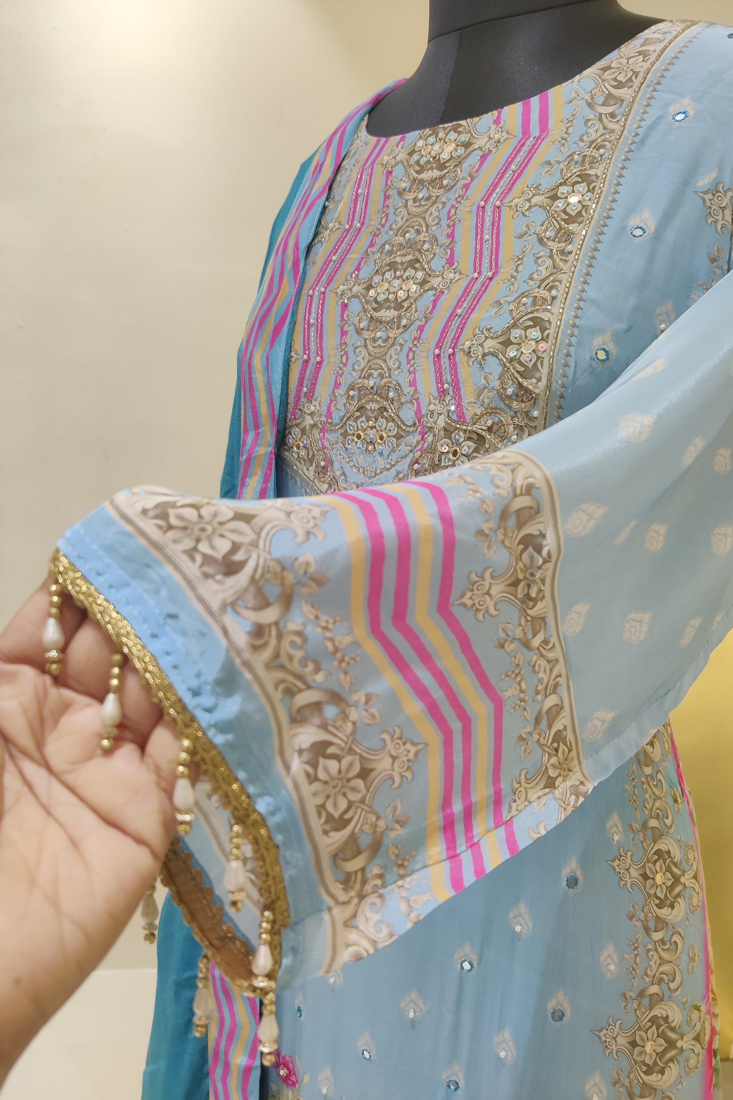 Asma A-line suit