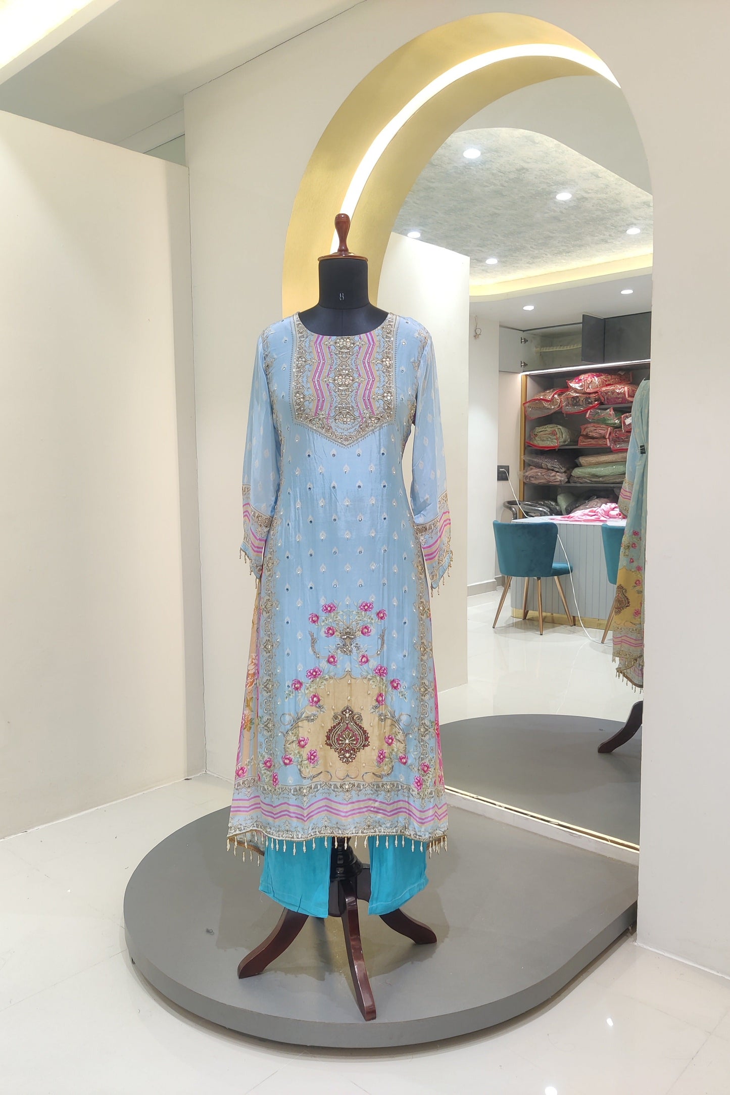 Asma A-line suit