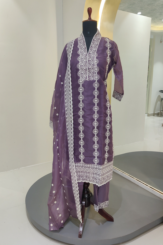 organza Kurta set