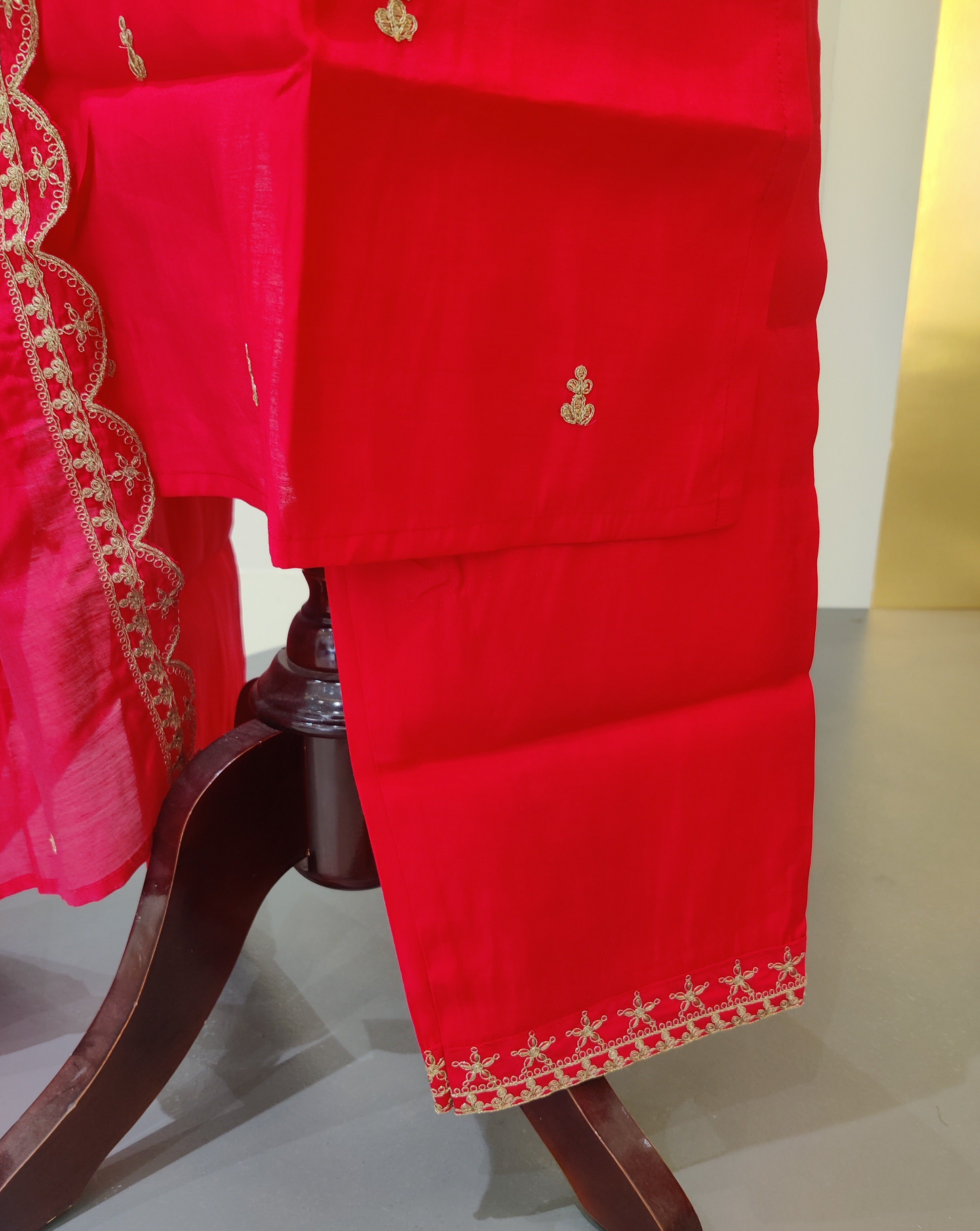 Roman silk kurta set