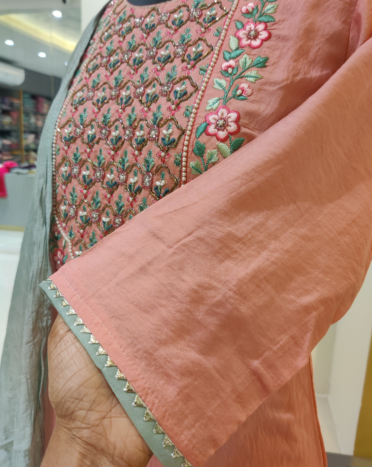 Dola silk kurta set
