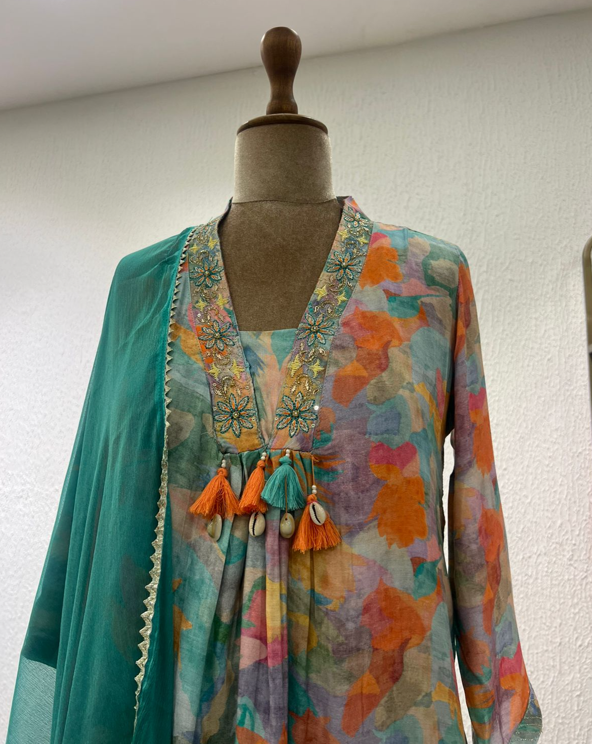 Bohemian multi colored suit
